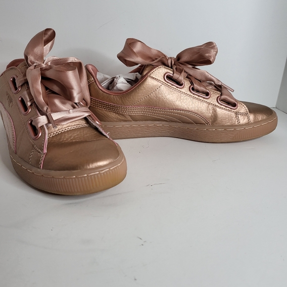 puma rose gold black
